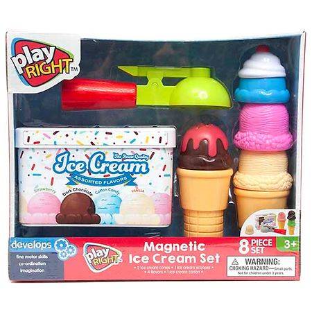 Playright Magnetic Ice Cream Set