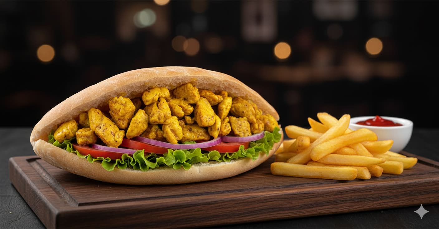 Sandwich Poulet Curry 🍛