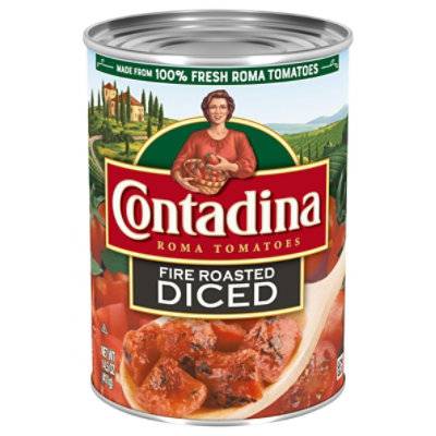 Contadina Fire Roasted Diced Tomatoes Can - 14.5 Oz - 14.5 Oz