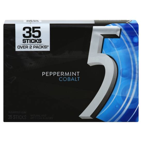 5 Peppermint Cobalt Sugar Free Gum (35 ct)