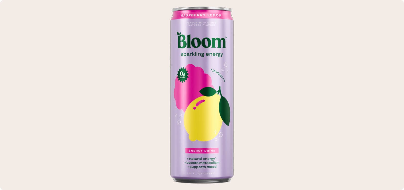 Bloom Raspberry Lemon 20oz