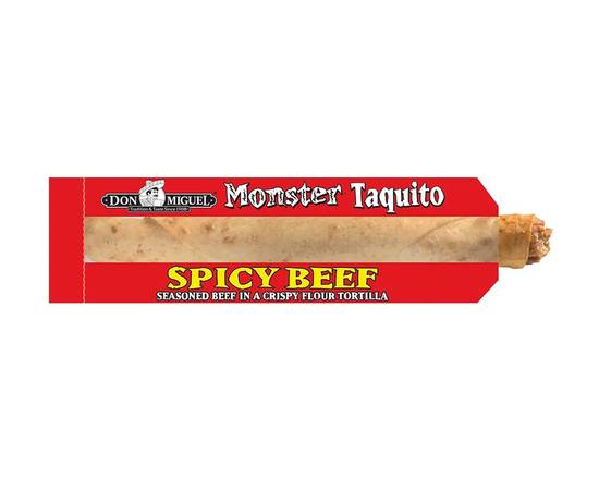 Order Monster Taquito Beef food online from Chevron Extramile store, Everett on bringmethat.com