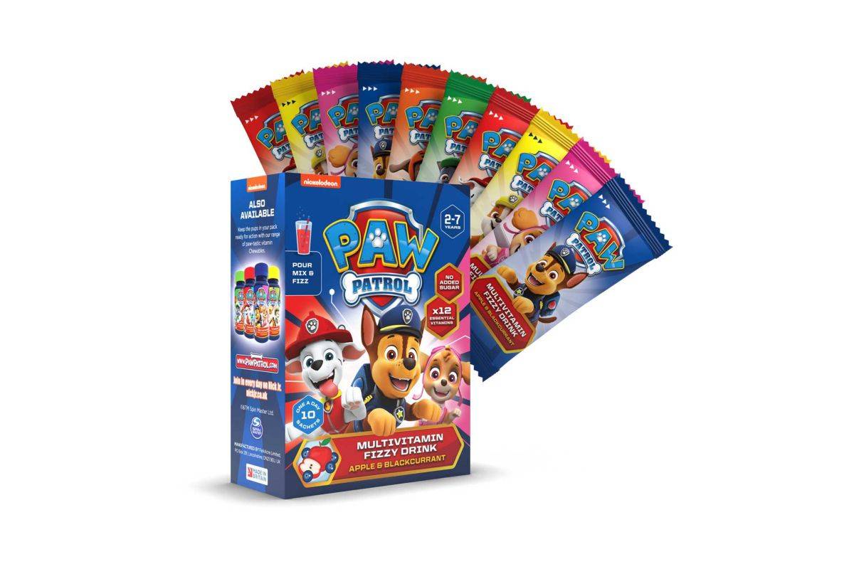 Paw Patrol Multivitamin Fizzy Drink 10 Sachets