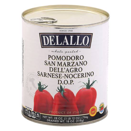 Delallo Whole Peeled Tomatos