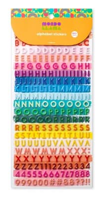 Mondo Llama Mini Alphabet Foam Stickers (494 ct)