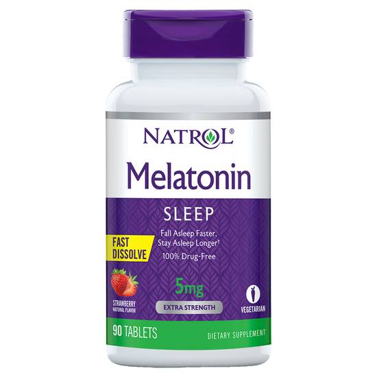Natrol Melatonin Fast Dissolving Sleep Tablets 5mg 90ct