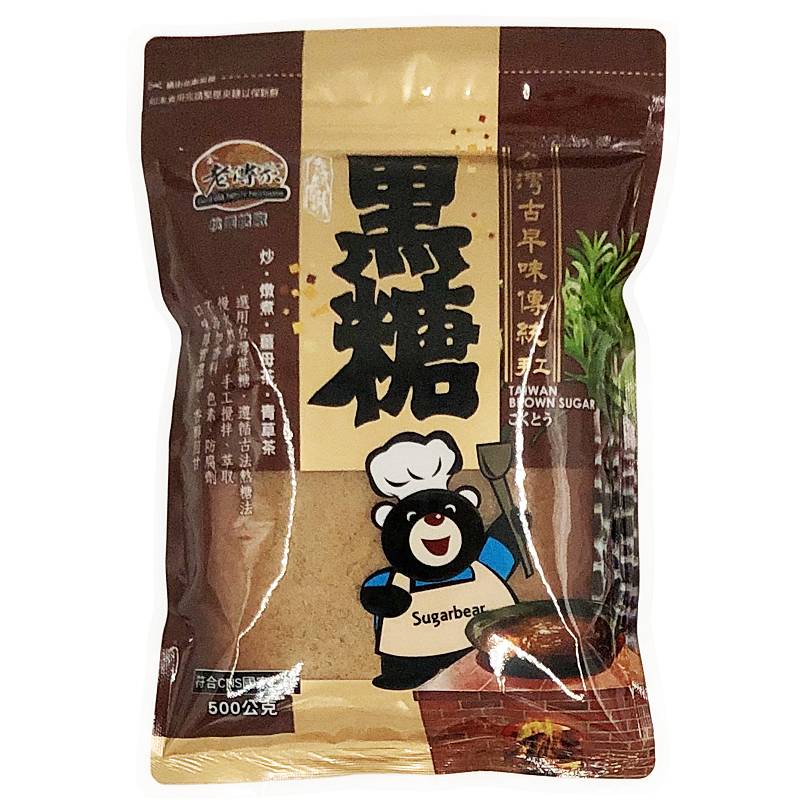 雅傳台灣傳統黑糖500g <500g克 x 1 x 1Pack包>