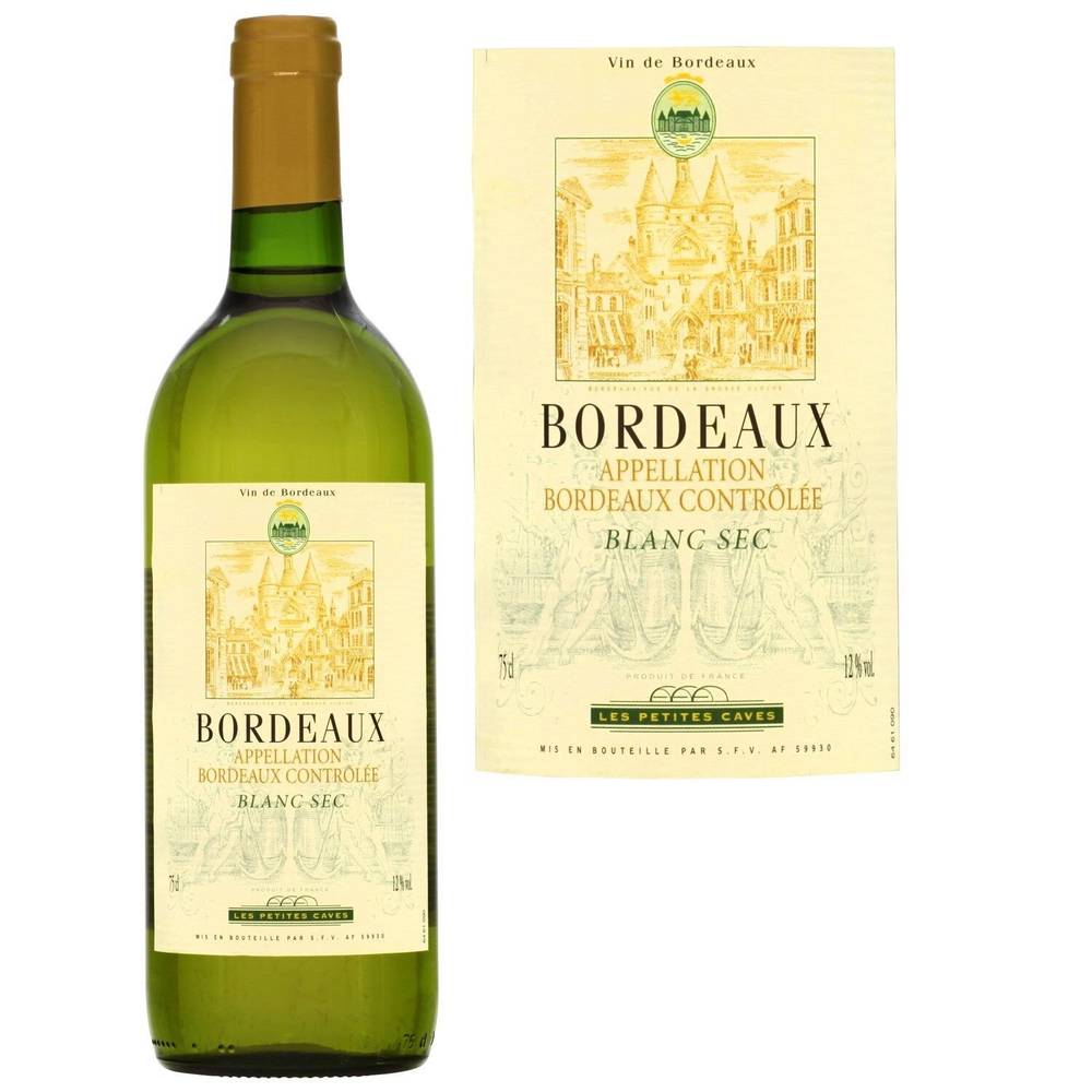 Les Petites Caves - Vin blanc sec Bordeaux (750 ml)