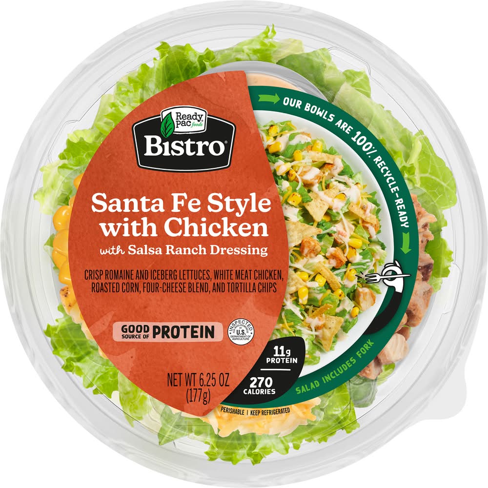 Bistro Santa Fe Style Chicken Salad With Salsa Ranch Dressing (6.25 oz)