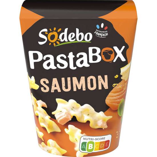 SODEBO - Pasta Box fusilli saumon - 280g