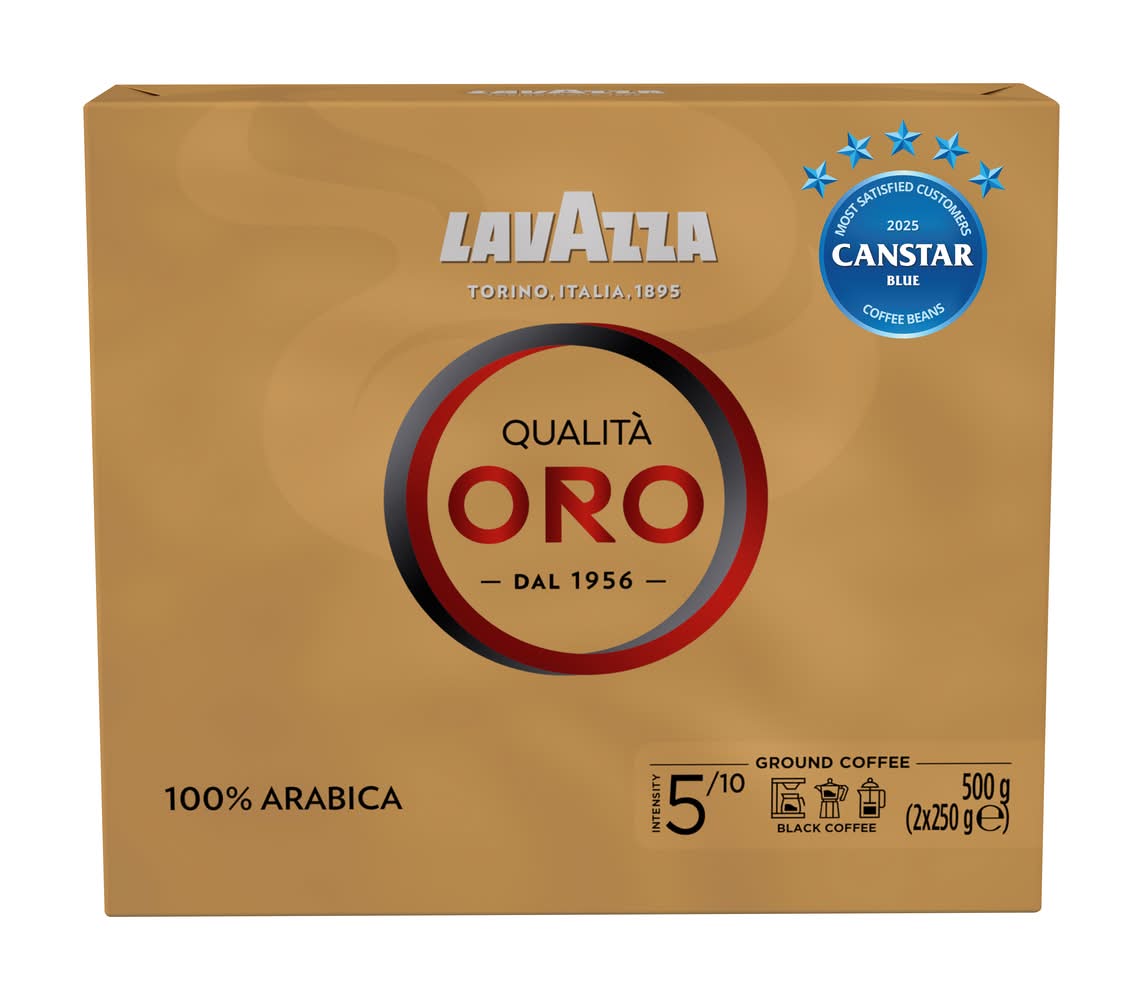 Lavazza Qualita Oro Grd Coffee (500g, 2 pack)