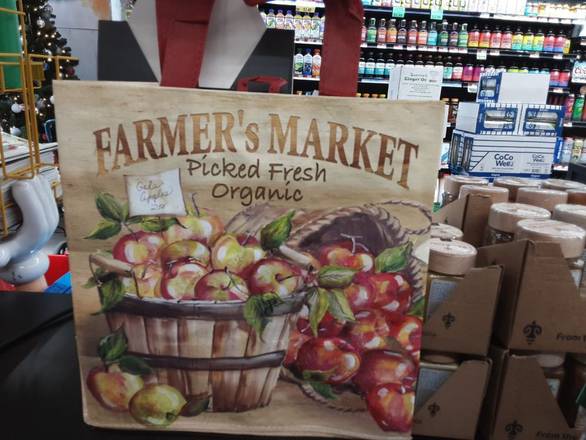 Farmer's Market Reusable Bag Vegetable Print