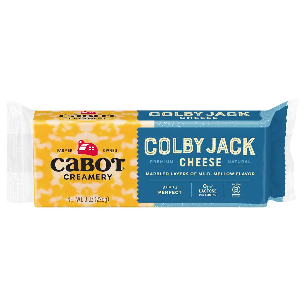 Cabot Colby Jack Premium Natural Cheese (8 oz)