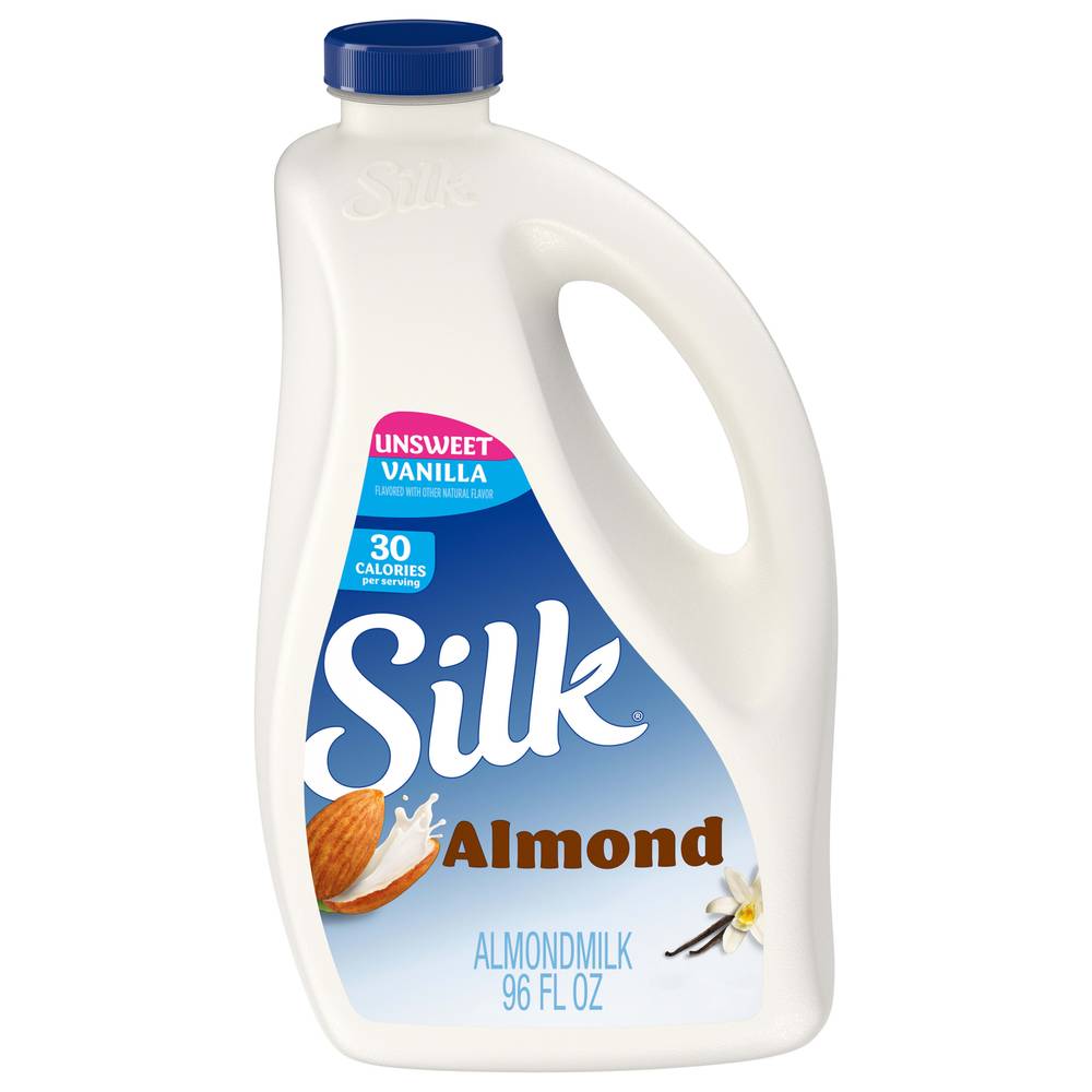 Silk Almond Unsweetened Vanilla Milk (96 fl oz)