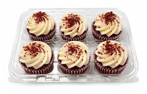 Red Velvet Cupcakes, 6 Count