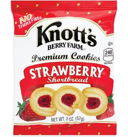 Knott's Berry Farm Cookies Premium Strawberry Shortcake 3oz Box