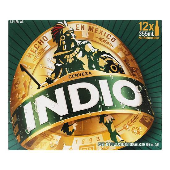 Indio Botella 12 Pack 355 mL
