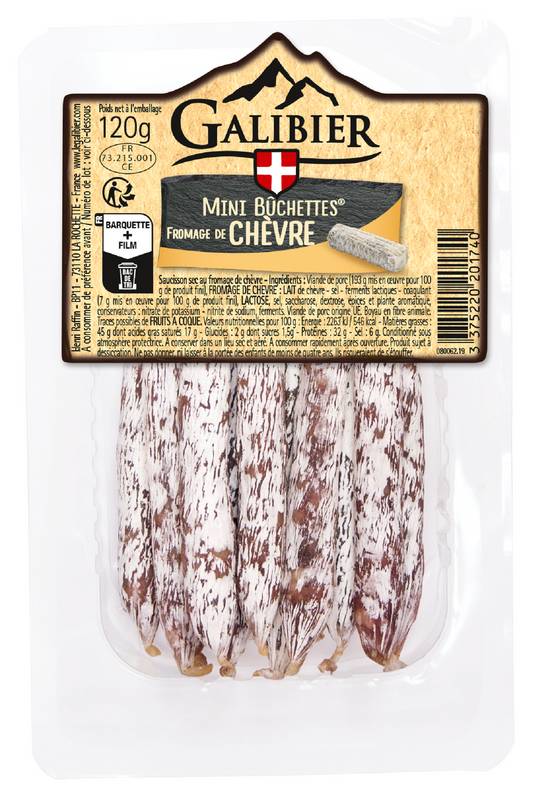 Le Galibier - Mini bûchettes au fromage de chèvre