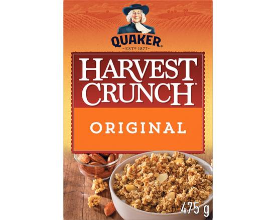 Quaker Harvest Crunch · Originale granola - Harvest Crunch original granola cereal (475 g)