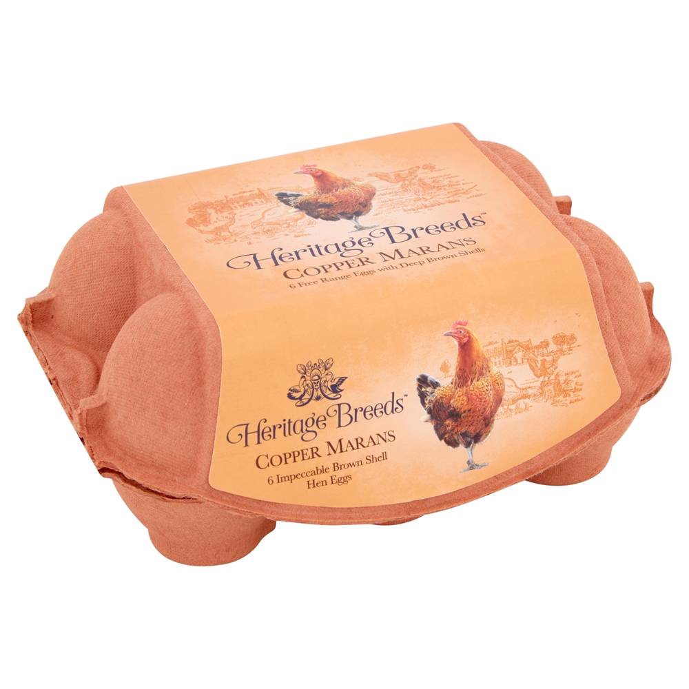 Heritage Breeds Copper Marans Free Range Mixed Weight Eggs (300g)