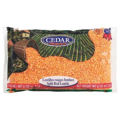 Cedar lentilles rouges fendues (907 g) - split red lentils (907 g)