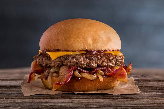 Cheddar Bacon BBQ Burger