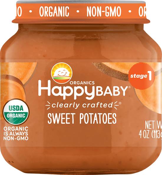 Happy Baby Sweet Potatoes Stage 1 Organic Baby Food