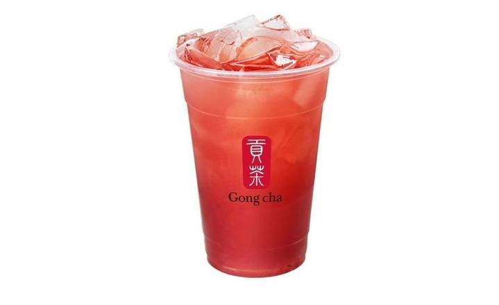 Large Strawberry Green Tea Iced