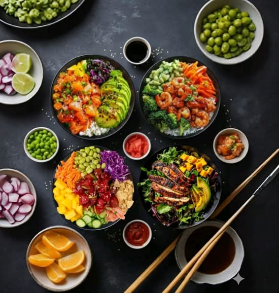 Poke & Korean Bowls