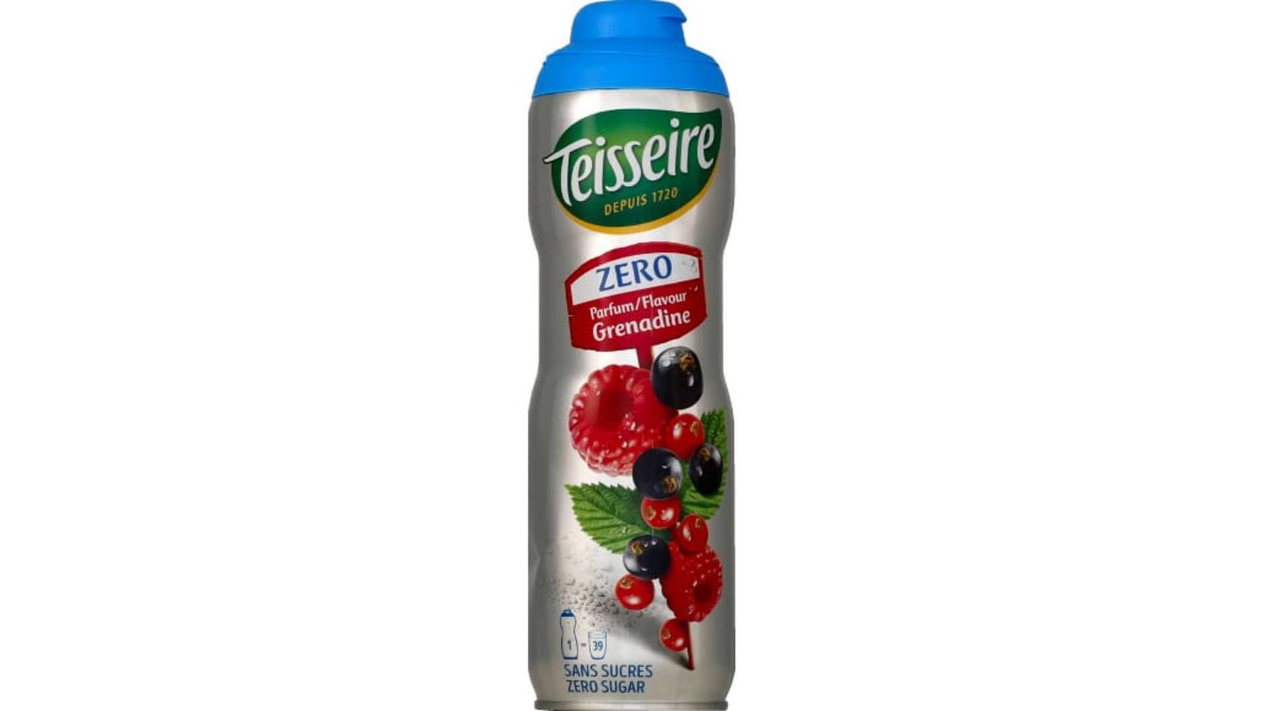 Teisseire - Boisson concentrée zéro sucre (grenadine)