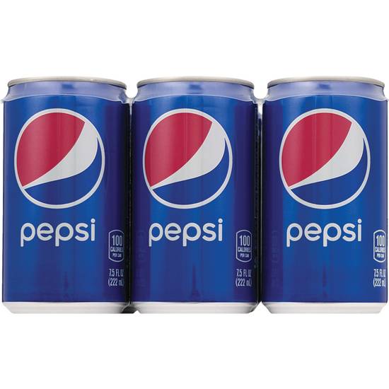 Pepsi Cola 6-Pack of 7.5oz Cans