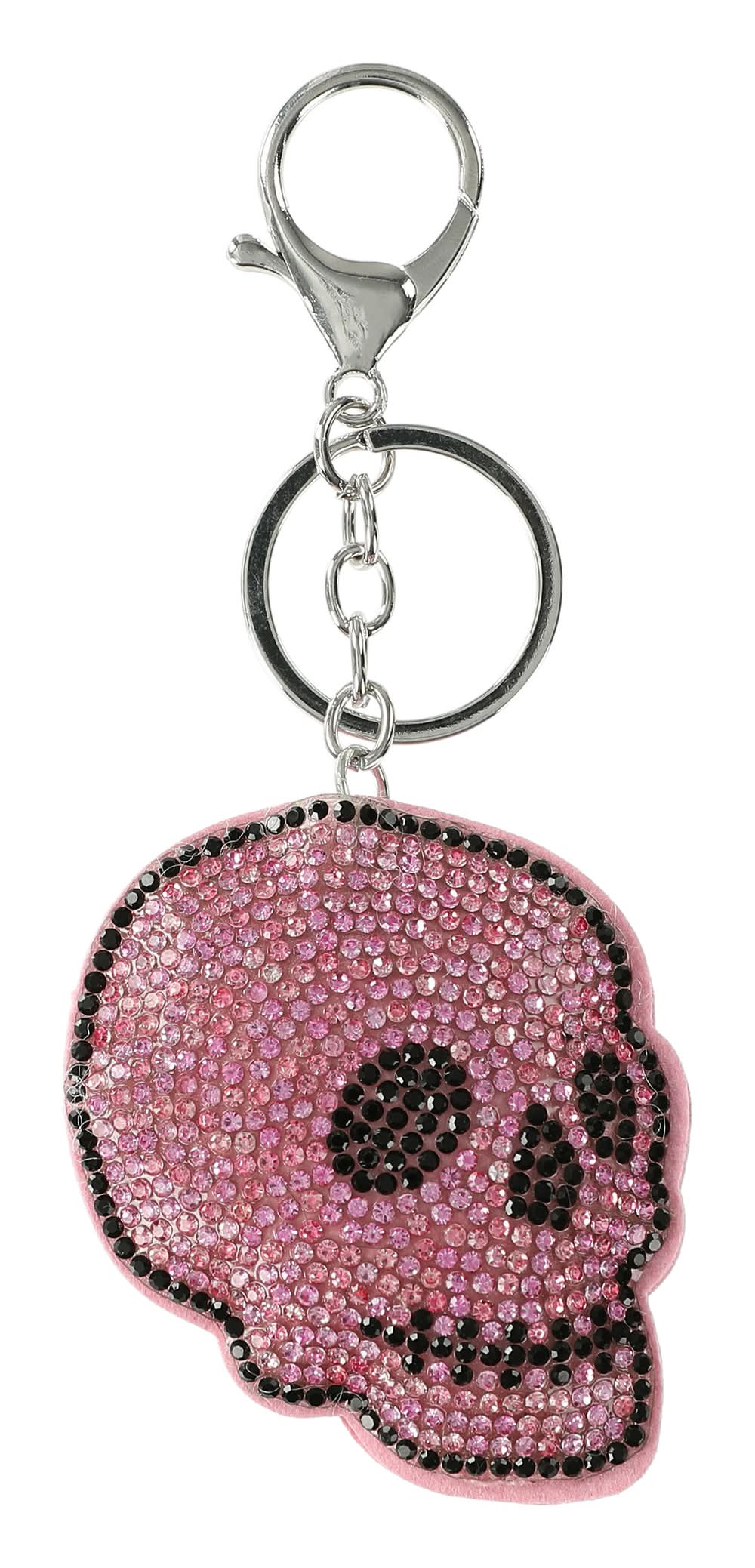 Halloween Bling Keychain Skull