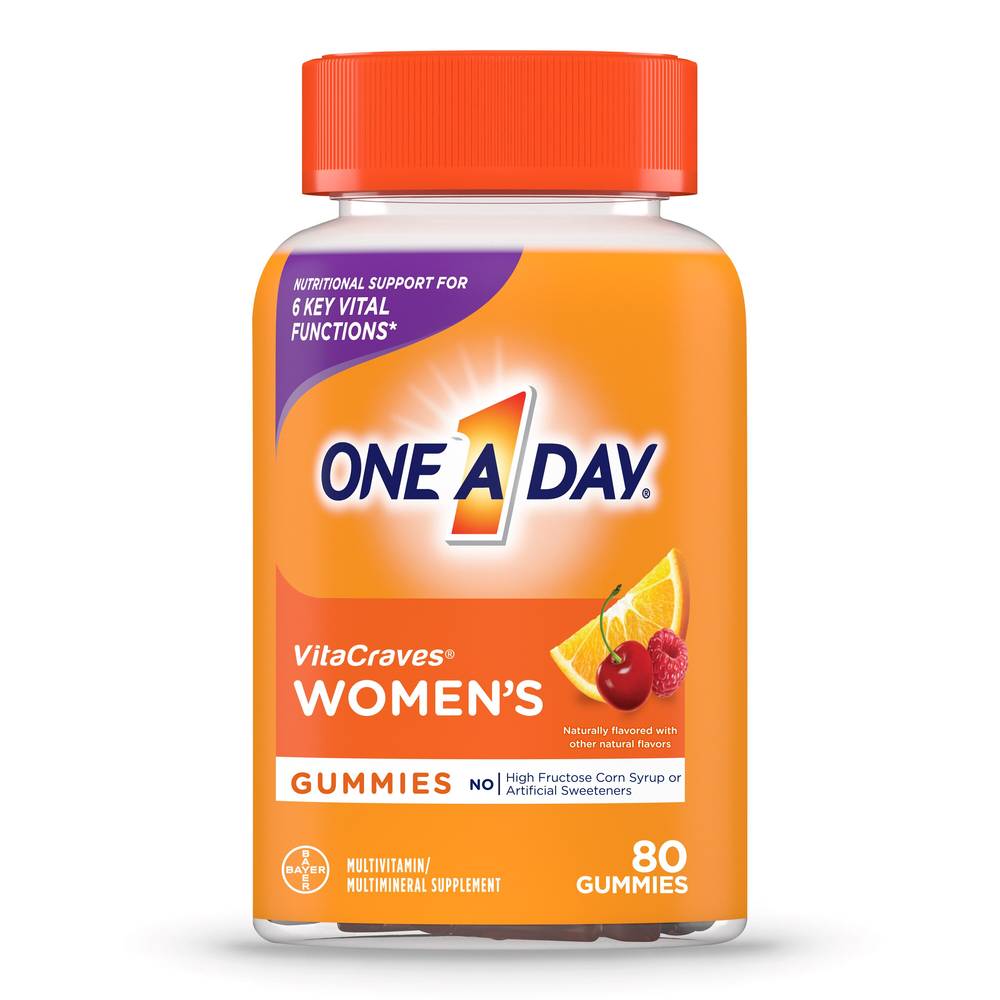 One A Day Women's Multivitamin Gummies, 80 CT