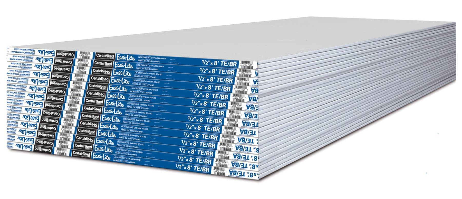 CertainTeed 1/2-in x 4-ft x 8-ft Regular Drywall Panel | 640365