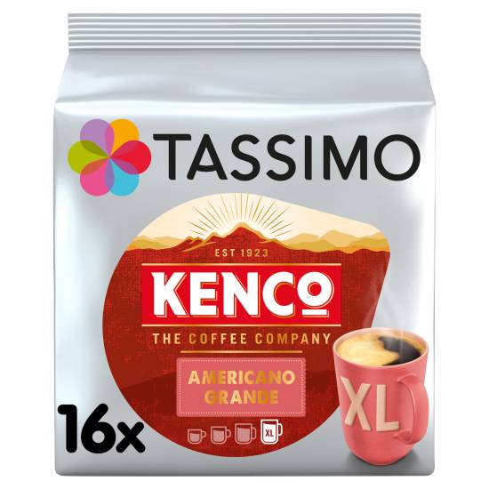 Tassimo Kenco Americano Grande Xl Coffee Pods X16