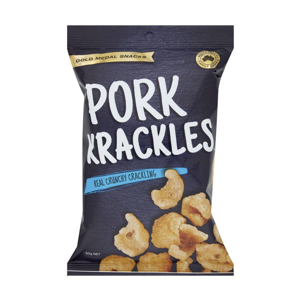 Gold Medal Snacks Single pack Pork Krackles 50g