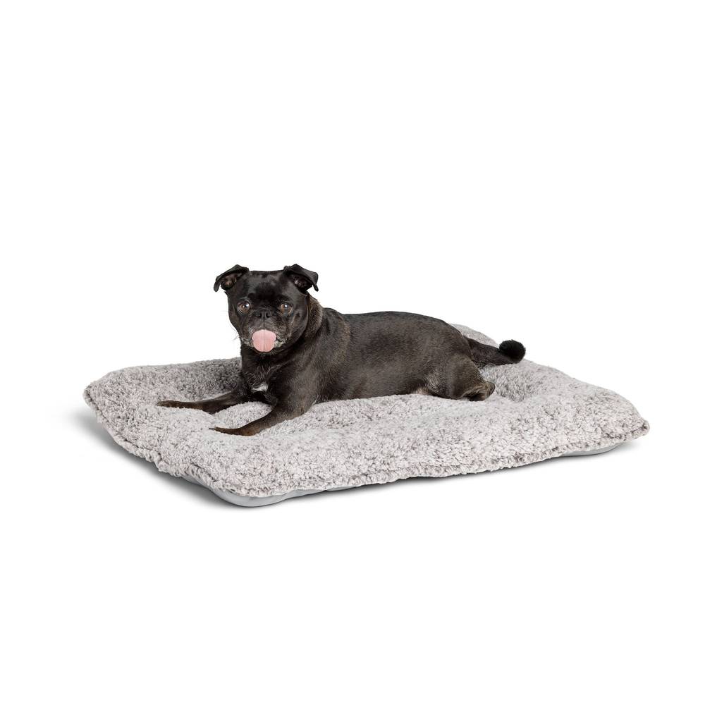 Top Paw Cloud Sherpa Pillow Dog Bed (grey)