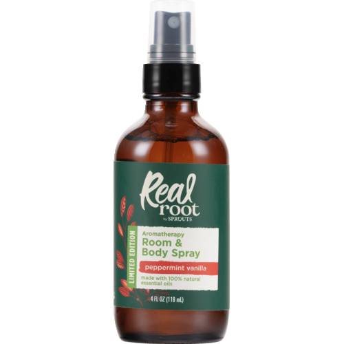 Real Root Peppermint Vanilla Room & Body Spray