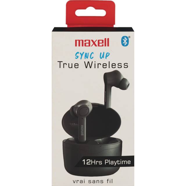 Maxell Sync Up B13 True Wireless Bluetooth 5.0 Earbuds, Black