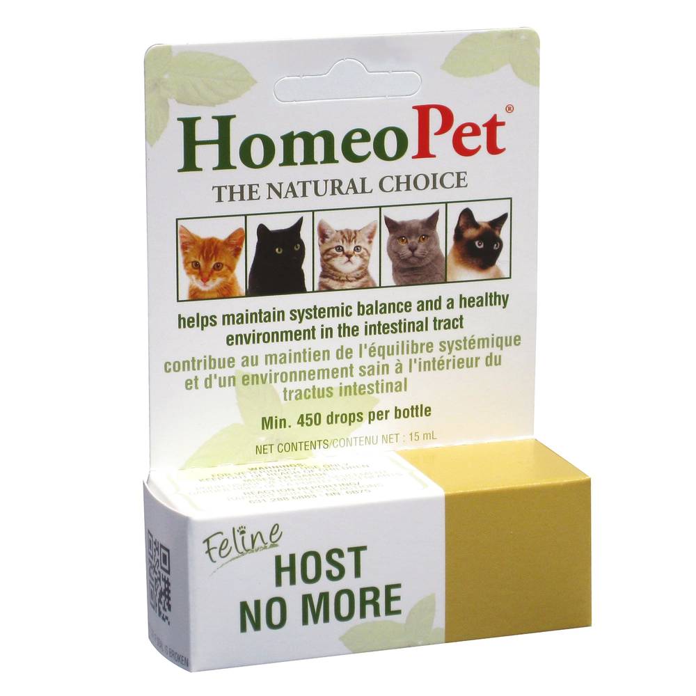HomeoPet® Feline Host No More Treatment (Size: 15 Ml)