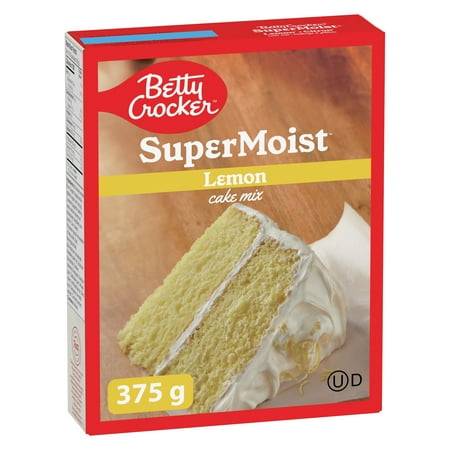 Betty Crocker Super Moist Cake Mix, Lemon (375 g)