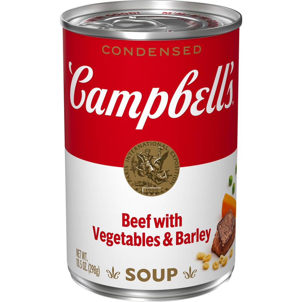 Campbell's Beef With Vegetables & Barley Soup (10.5 oz)