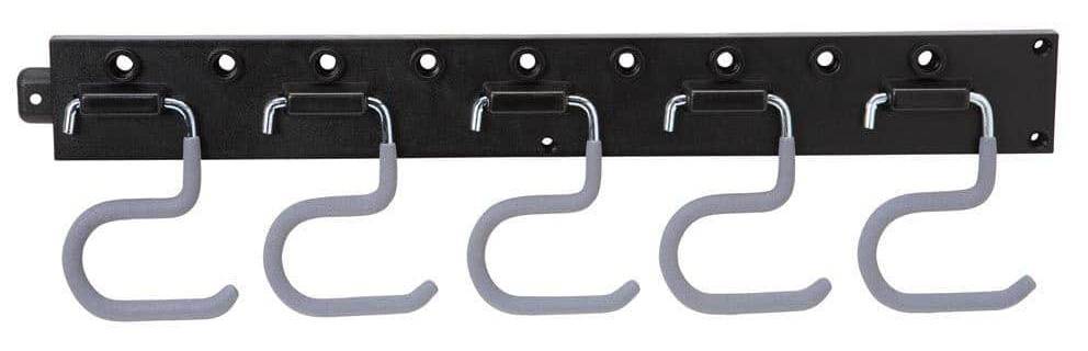 Everbilt 64 In. Expandable Wall Mount Tool Organizer Black And Gray