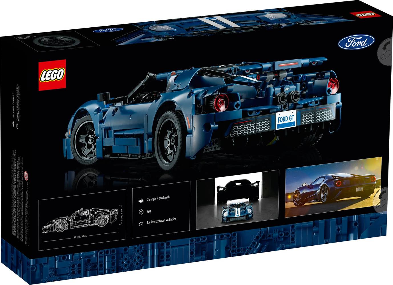 LEGO Technic 2022 Ford Gt Car Model Set 42154