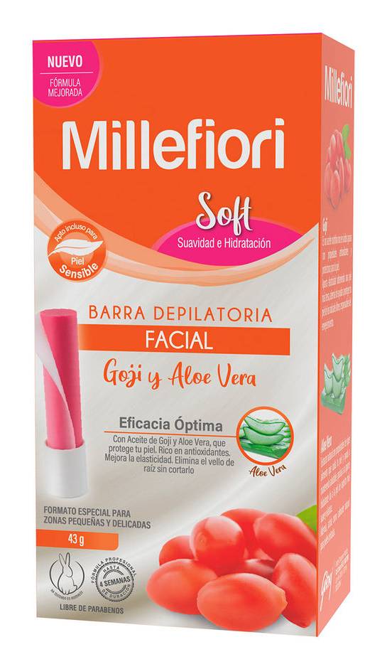 Barra Depilación Facial Soft  43 grs