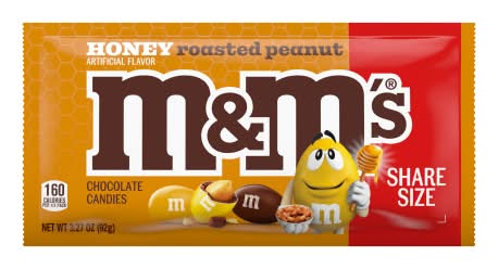 M&M's Chocolate Candies, Honey Roasted Peanut (3.27 oz)