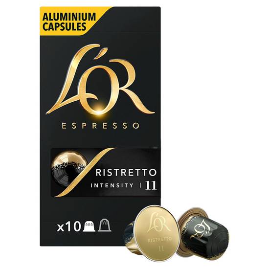L'OR Koffie Capsules Espresso Ristretto Intensiteit 11 10 stuks