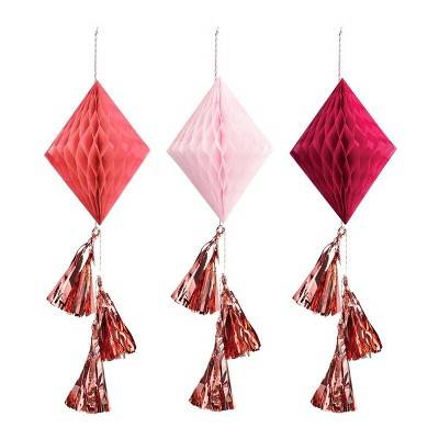 Spritz Tassel and Honeycomb Party Decoration (3 ct)