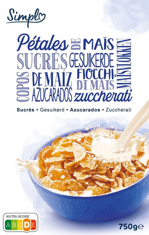 Simpl - Céréales pétales de maïs sucrés (750g)