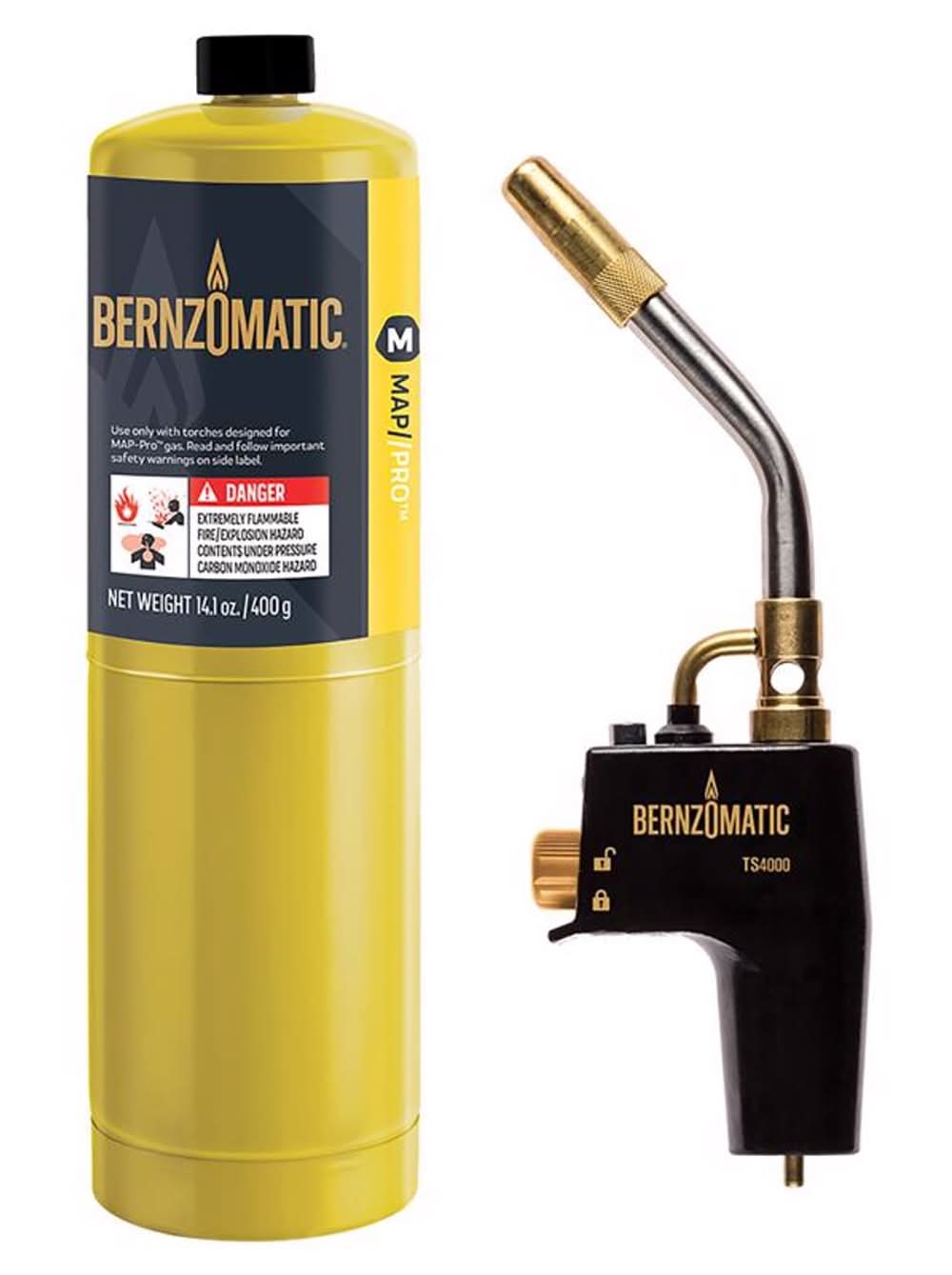 Bernzomatic Map-Pro 14.1 Oz High Heat Torch Kit 1 Pc Mapp